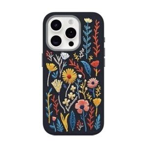 OtterBox iPhone 15 Pro Symmetry Series Cactus Leather Embroidery Case OPEN BOX
